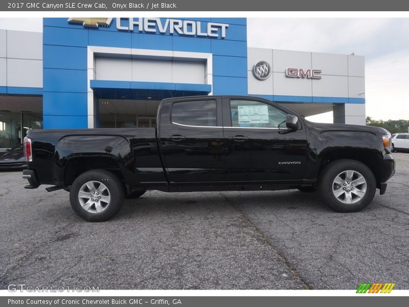 Onyx Black / Jet Black 2017 GMC Canyon SLE Crew Cab