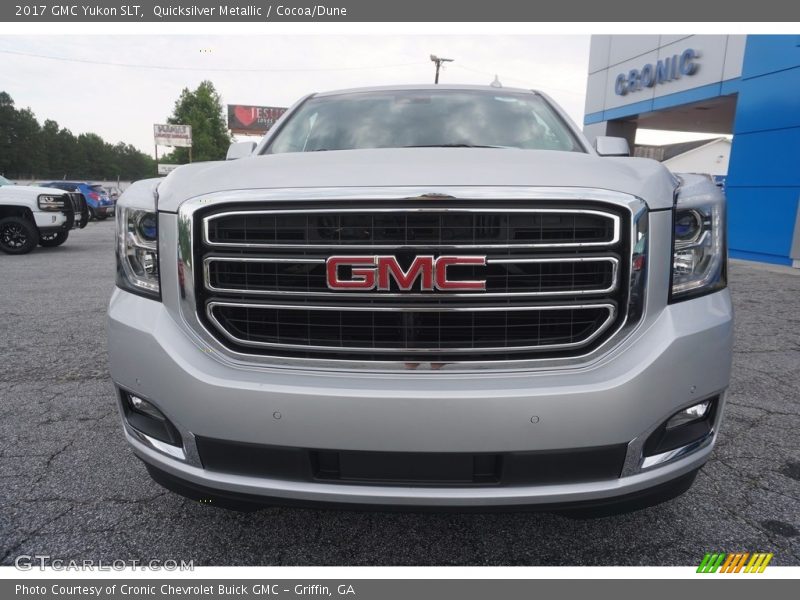 Quicksilver Metallic / Cocoa/Dune 2017 GMC Yukon SLT