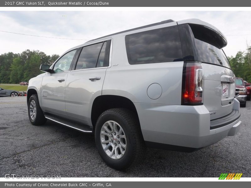 Quicksilver Metallic / Cocoa/Dune 2017 GMC Yukon SLT