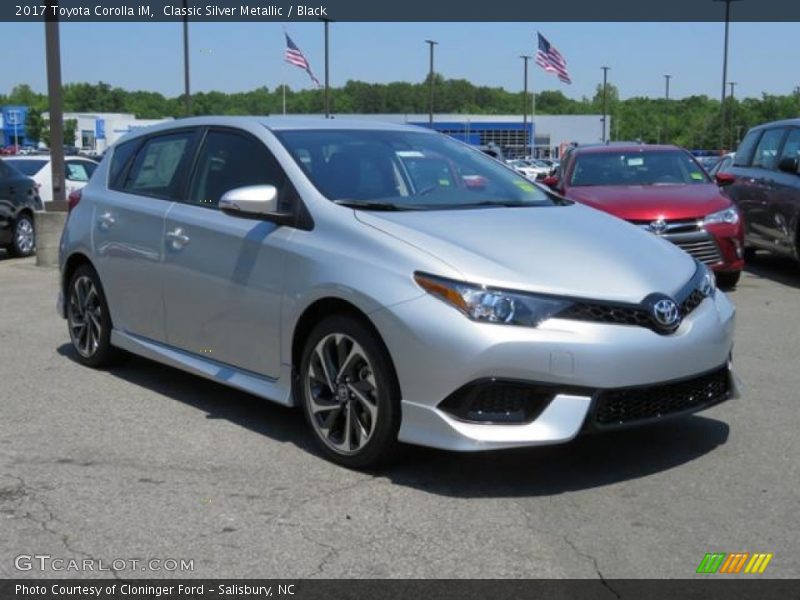 Classic Silver Metallic / Black 2017 Toyota Corolla iM