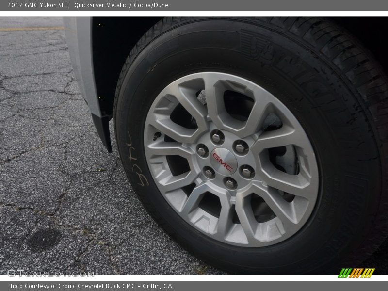 Quicksilver Metallic / Cocoa/Dune 2017 GMC Yukon SLT