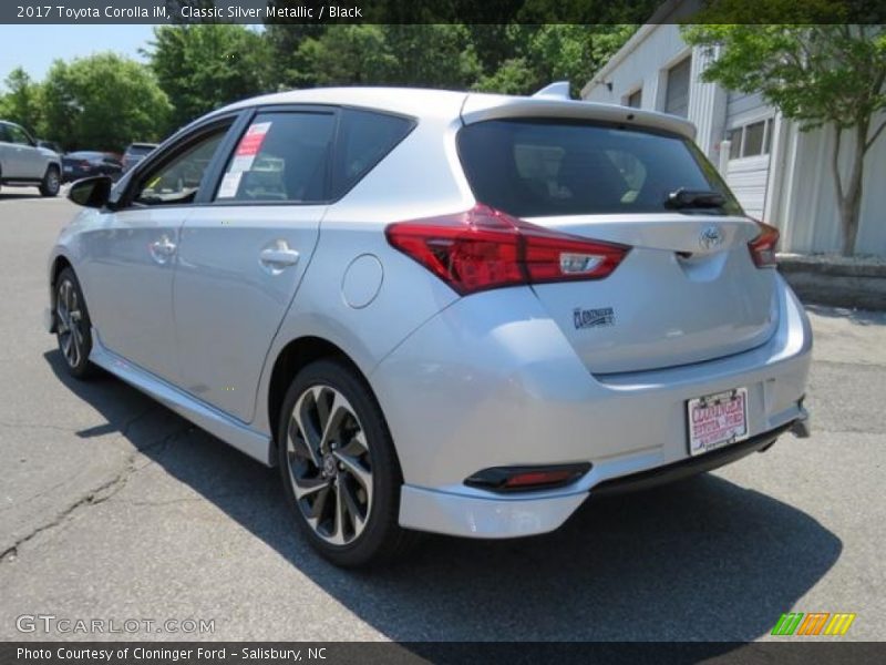 Classic Silver Metallic / Black 2017 Toyota Corolla iM