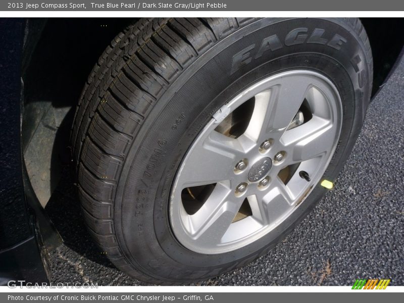 True Blue Pearl / Dark Slate Gray/Light Pebble 2013 Jeep Compass Sport
