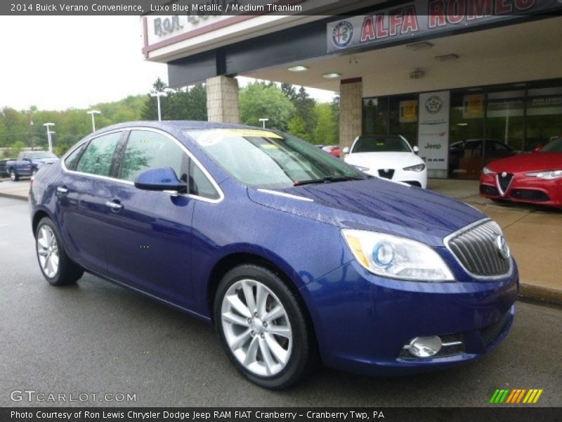 Luxo Blue Metallic / Medium Titanium 2014 Buick Verano Convenience