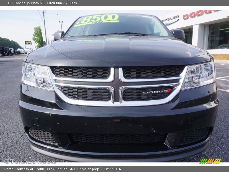 Pitch Black / Black 2017 Dodge Journey SE