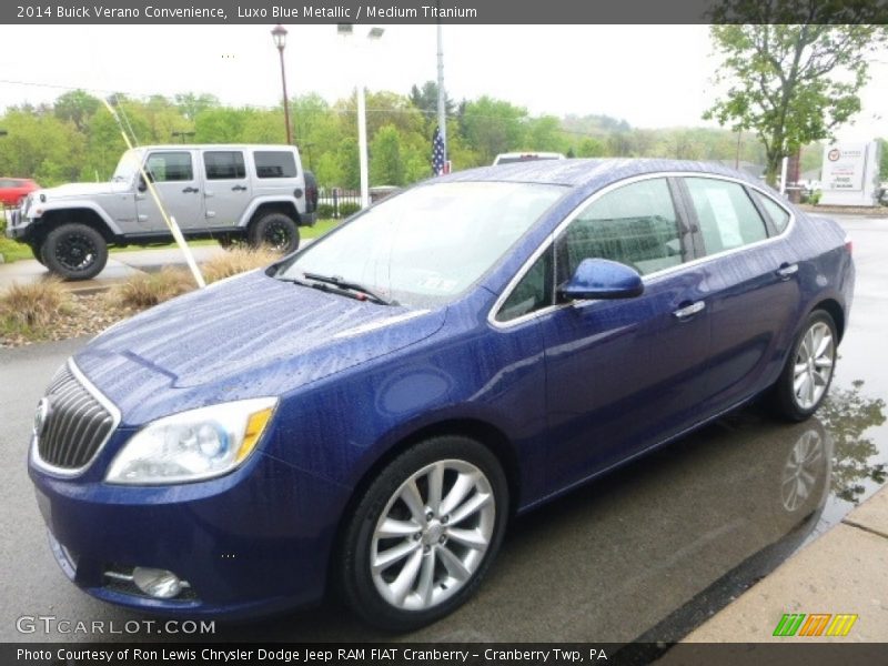 Luxo Blue Metallic / Medium Titanium 2014 Buick Verano Convenience