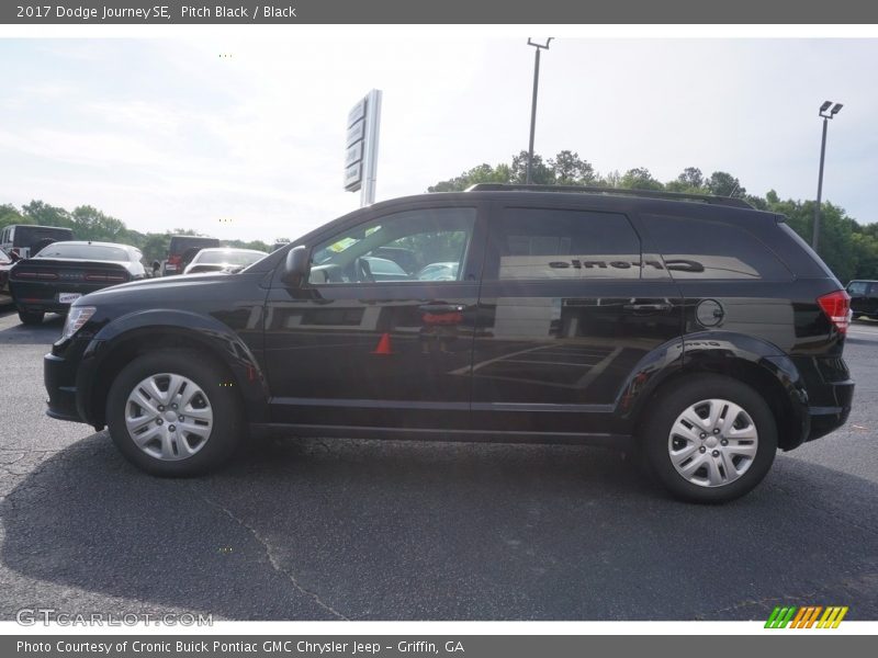 Pitch Black / Black 2017 Dodge Journey SE