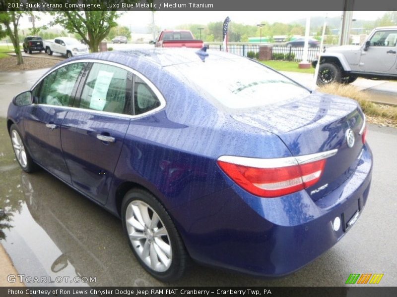 Luxo Blue Metallic / Medium Titanium 2014 Buick Verano Convenience