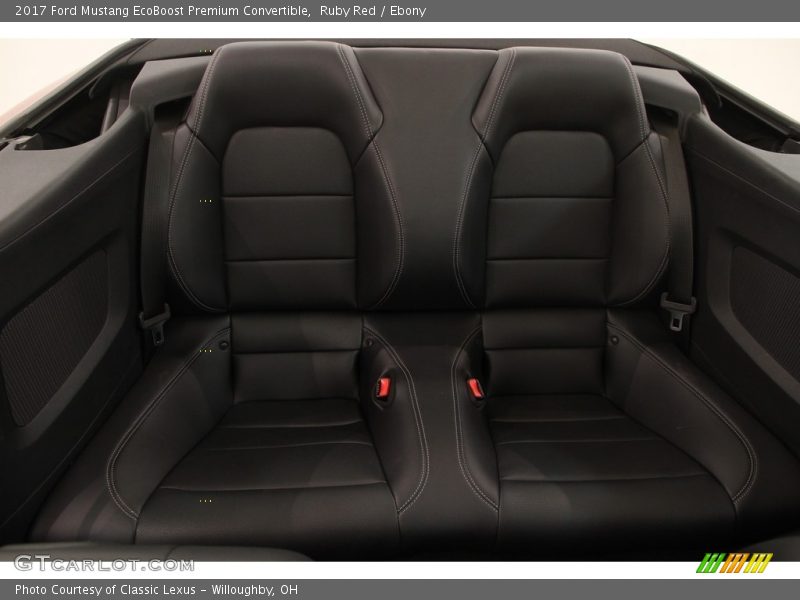 Ruby Red / Ebony 2017 Ford Mustang EcoBoost Premium Convertible