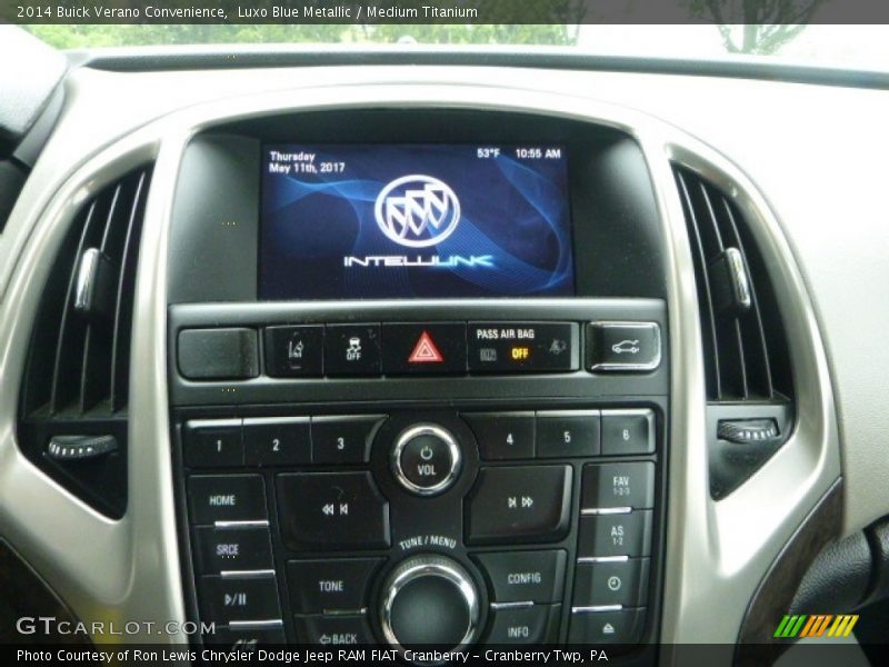 Luxo Blue Metallic / Medium Titanium 2014 Buick Verano Convenience