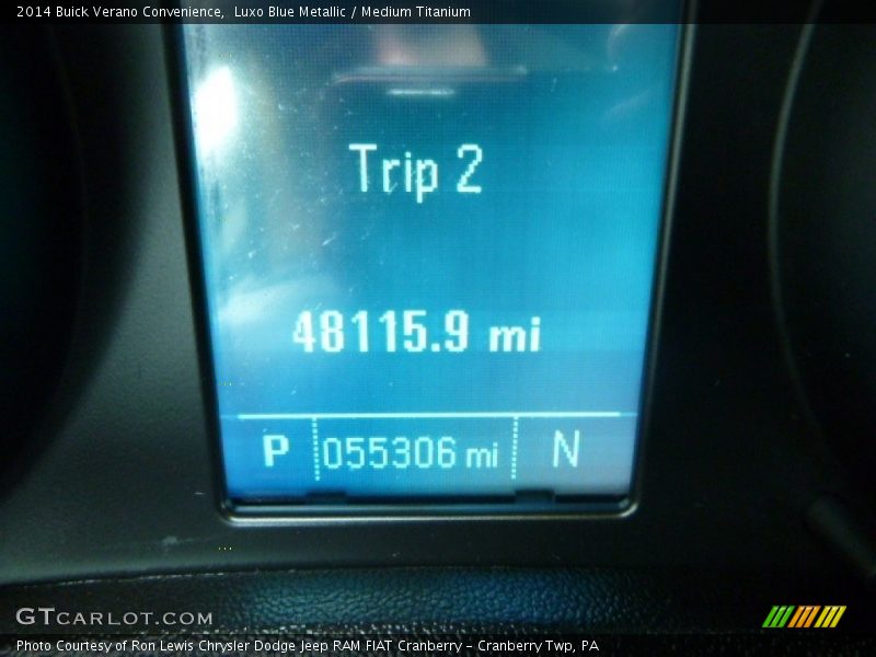 Luxo Blue Metallic / Medium Titanium 2014 Buick Verano Convenience