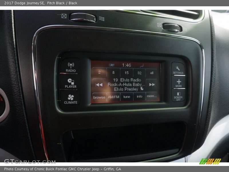 Pitch Black / Black 2017 Dodge Journey SE