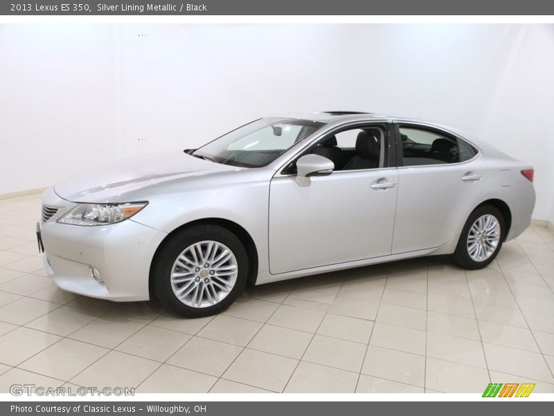 Silver Lining Metallic / Black 2013 Lexus ES 350