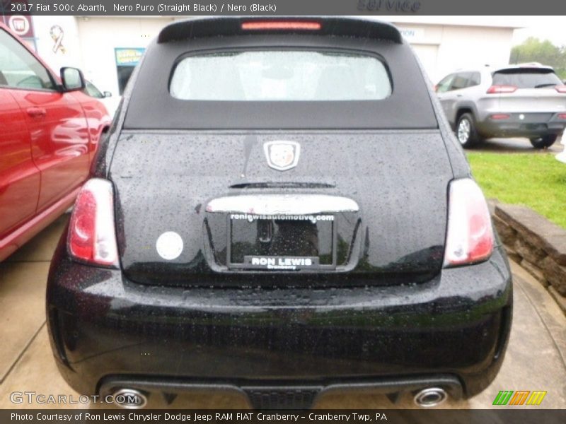 Nero Puro (Straight Black) / Nero (Black) 2017 Fiat 500c Abarth