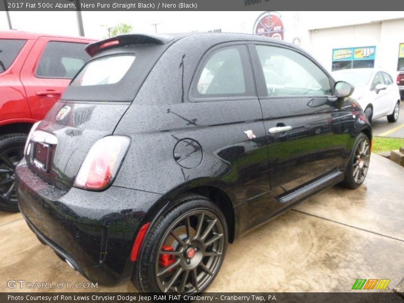 Nero Puro (Straight Black) / Nero (Black) 2017 Fiat 500c Abarth