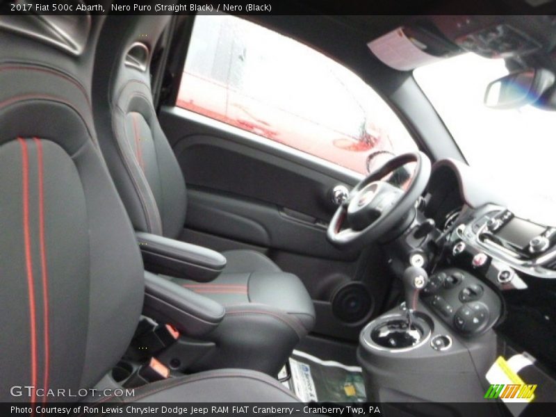 Nero Puro (Straight Black) / Nero (Black) 2017 Fiat 500c Abarth