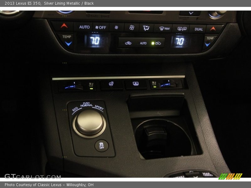 Silver Lining Metallic / Black 2013 Lexus ES 350