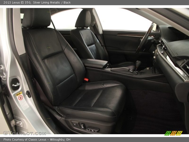 Silver Lining Metallic / Black 2013 Lexus ES 350