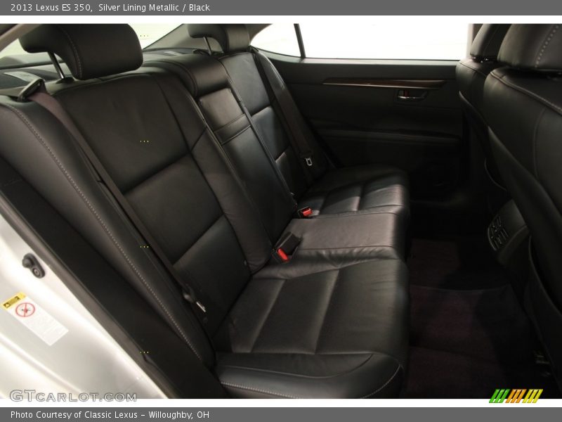 Silver Lining Metallic / Black 2013 Lexus ES 350