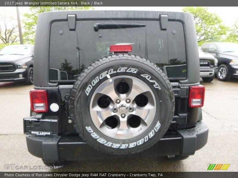 Black / Black 2017 Jeep Wrangler Unlimited Sahara 4x4