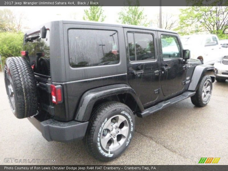 Black / Black 2017 Jeep Wrangler Unlimited Sahara 4x4