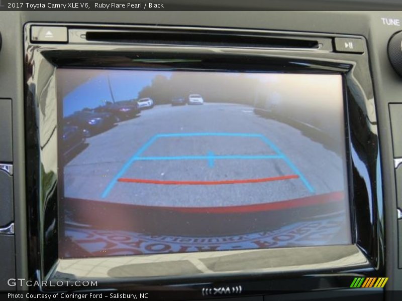 Ruby Flare Pearl / Black 2017 Toyota Camry XLE V6