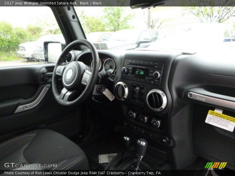Black / Black 2017 Jeep Wrangler Unlimited Sahara 4x4