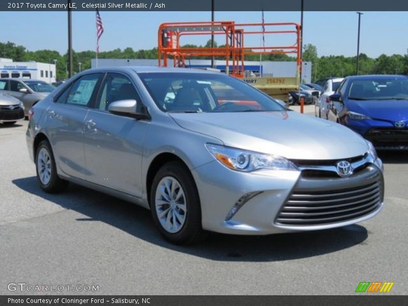 Celestial Silver Metallic / Ash 2017 Toyota Camry LE