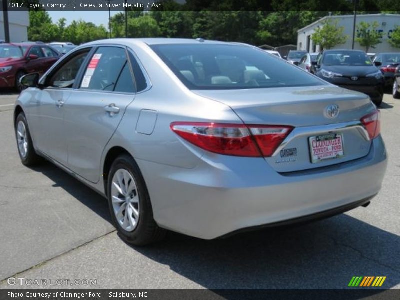 Celestial Silver Metallic / Ash 2017 Toyota Camry LE