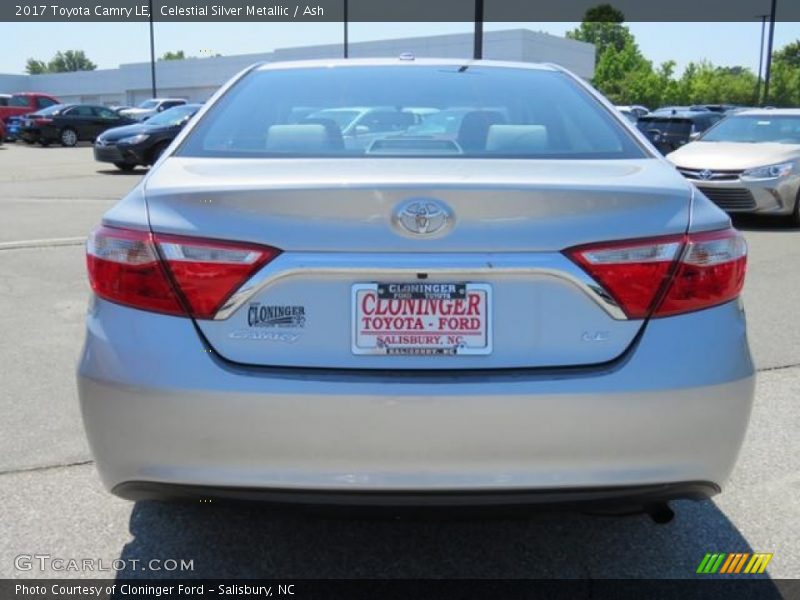 Celestial Silver Metallic / Ash 2017 Toyota Camry LE