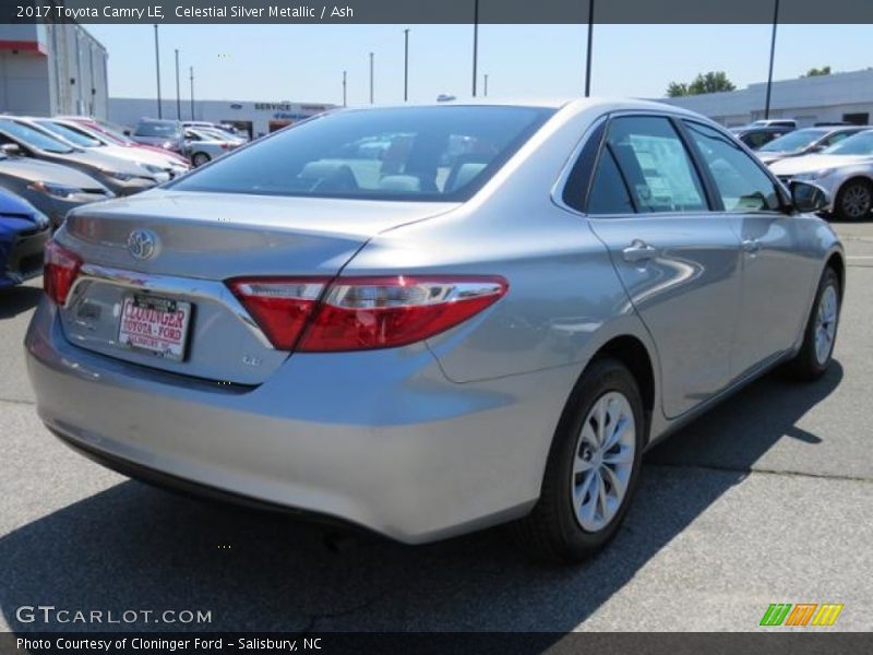 Celestial Silver Metallic / Ash 2017 Toyota Camry LE