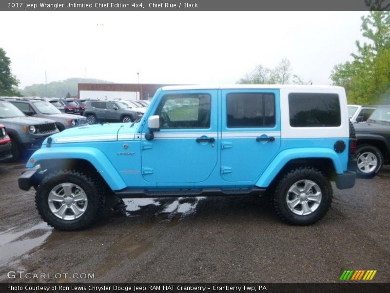 Chief Blue / Black 2017 Jeep Wrangler Unlimited Chief Edition 4x4