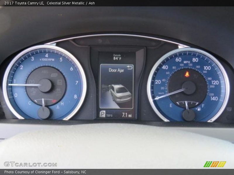 Celestial Silver Metallic / Ash 2017 Toyota Camry LE