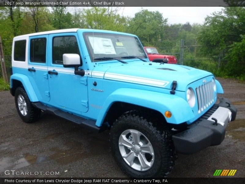 Chief Blue / Black 2017 Jeep Wrangler Unlimited Chief Edition 4x4