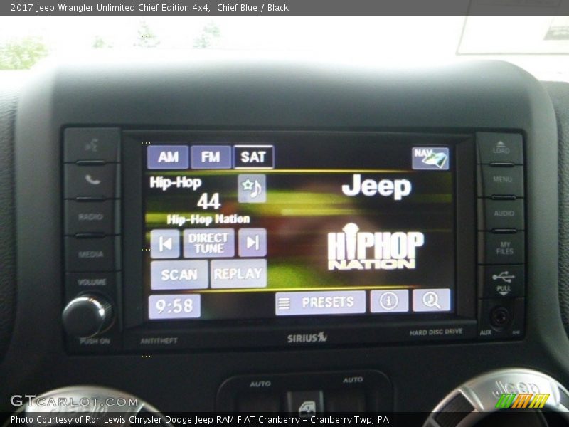 Chief Blue / Black 2017 Jeep Wrangler Unlimited Chief Edition 4x4