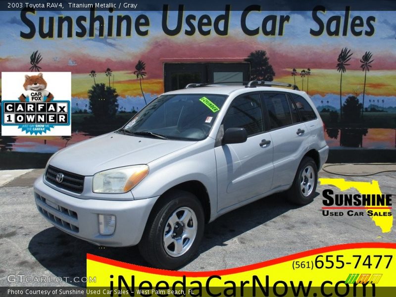 Titanium Metallic / Gray 2003 Toyota RAV4