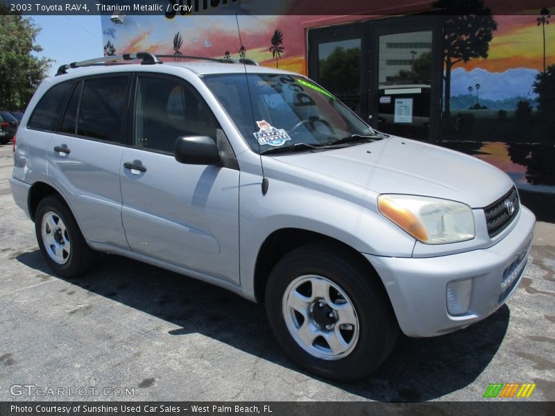 Titanium Metallic / Gray 2003 Toyota RAV4