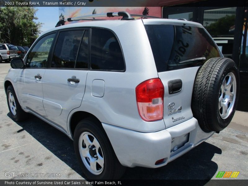 Titanium Metallic / Gray 2003 Toyota RAV4