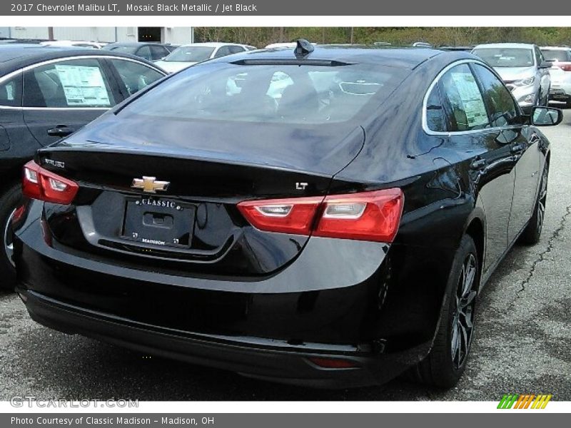 Mosaic Black Metallic / Jet Black 2017 Chevrolet Malibu LT