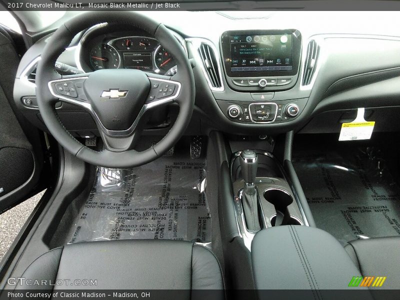 Mosaic Black Metallic / Jet Black 2017 Chevrolet Malibu LT