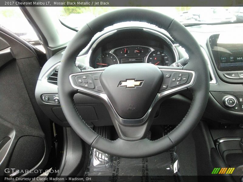Mosaic Black Metallic / Jet Black 2017 Chevrolet Malibu LT