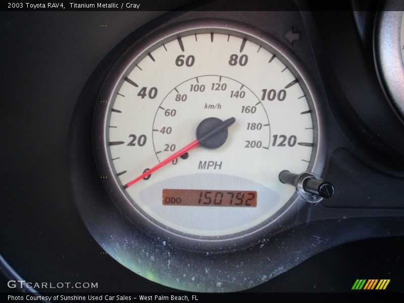 Titanium Metallic / Gray 2003 Toyota RAV4