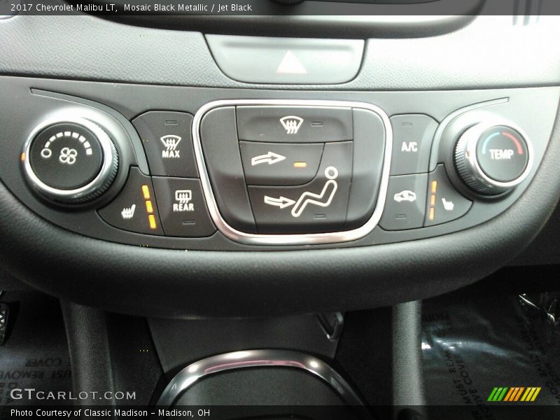 Mosaic Black Metallic / Jet Black 2017 Chevrolet Malibu LT