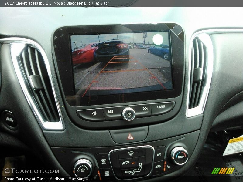 Mosaic Black Metallic / Jet Black 2017 Chevrolet Malibu LT
