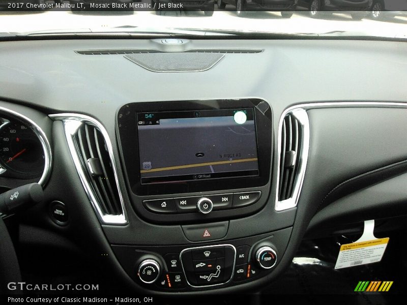 Mosaic Black Metallic / Jet Black 2017 Chevrolet Malibu LT