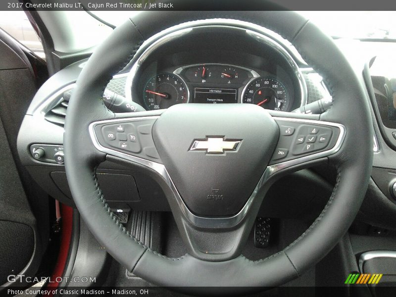 Cajun Red Tintcoat / Jet Black 2017 Chevrolet Malibu LT