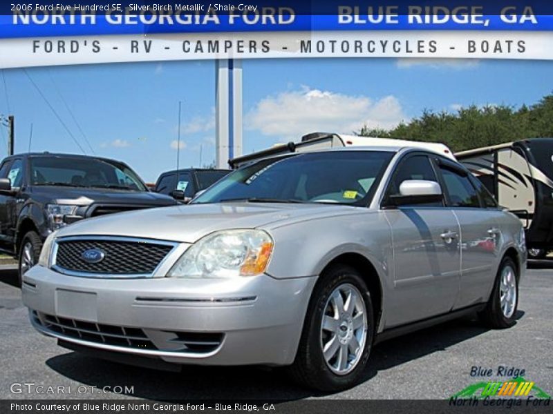 Silver Birch Metallic / Shale Grey 2006 Ford Five Hundred SE
