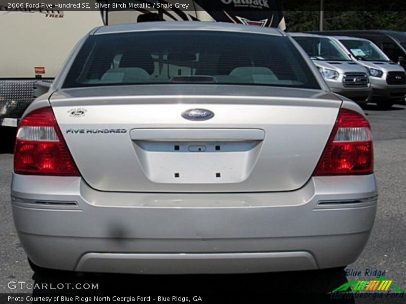 Silver Birch Metallic / Shale Grey 2006 Ford Five Hundred SE