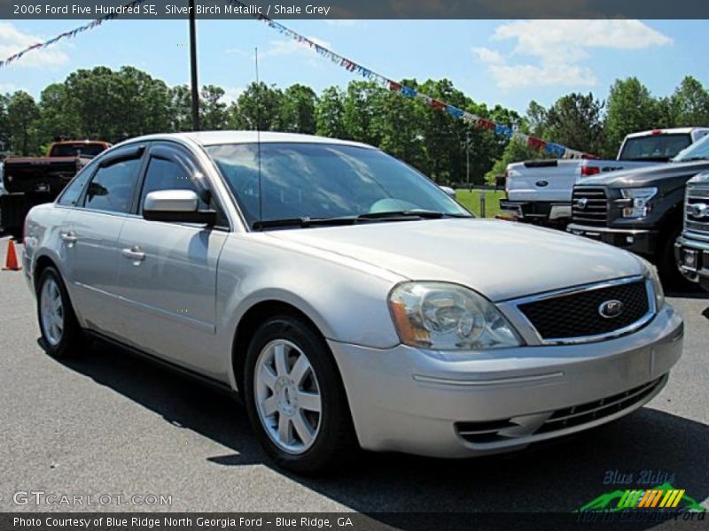 Silver Birch Metallic / Shale Grey 2006 Ford Five Hundred SE