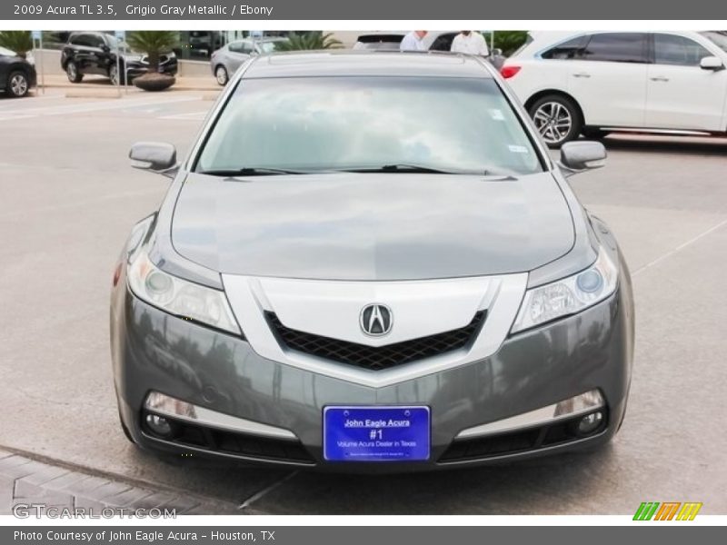 Grigio Gray Metallic / Ebony 2009 Acura TL 3.5